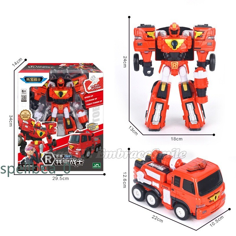 RESCUE TOBOT R Transforming Convert Car to Robot Action Figure Toy Boy Gift