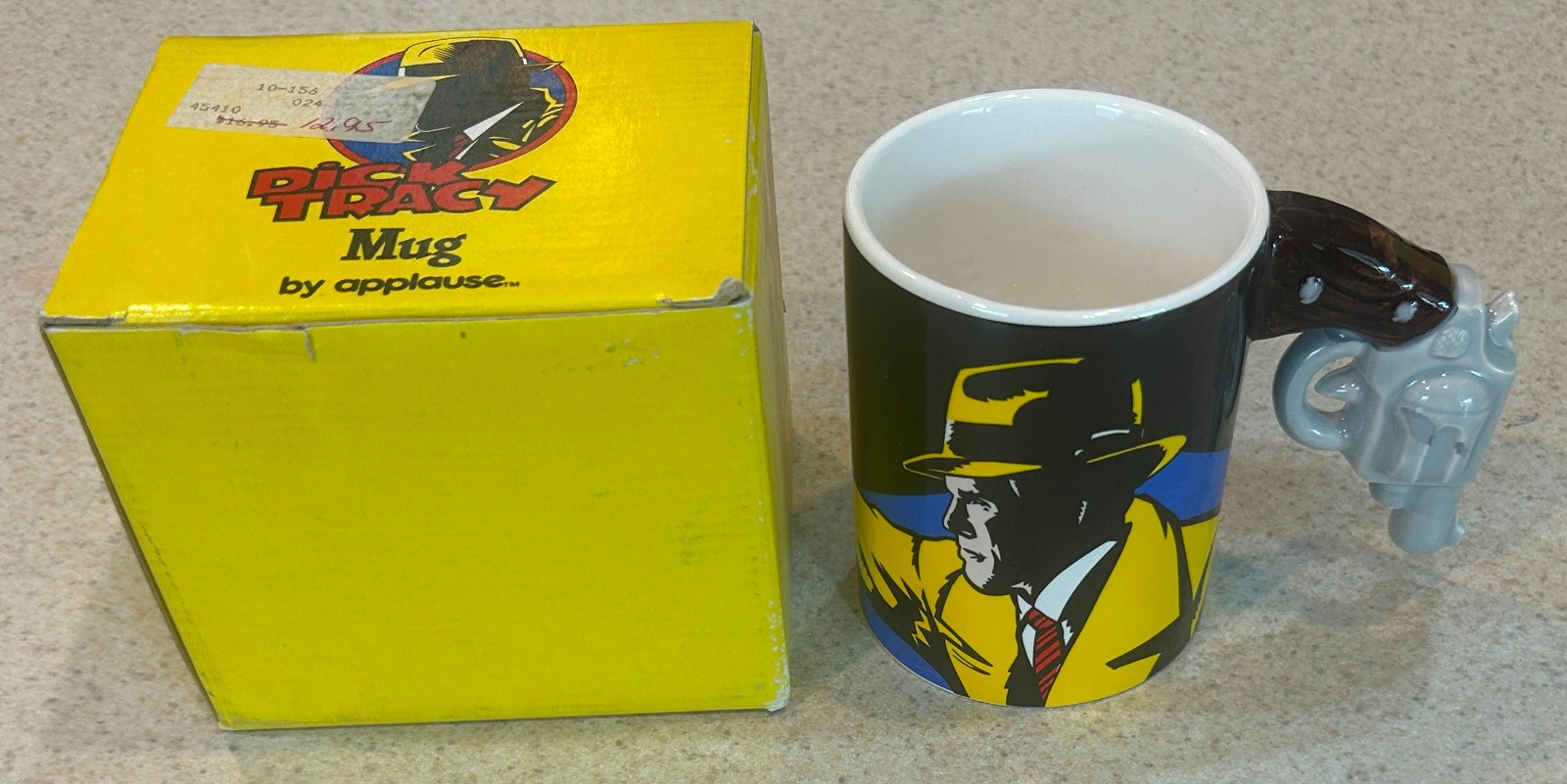 DICK TRACY The Movie MUG (1990 Applause) — Gun Handle Edition — In Box
