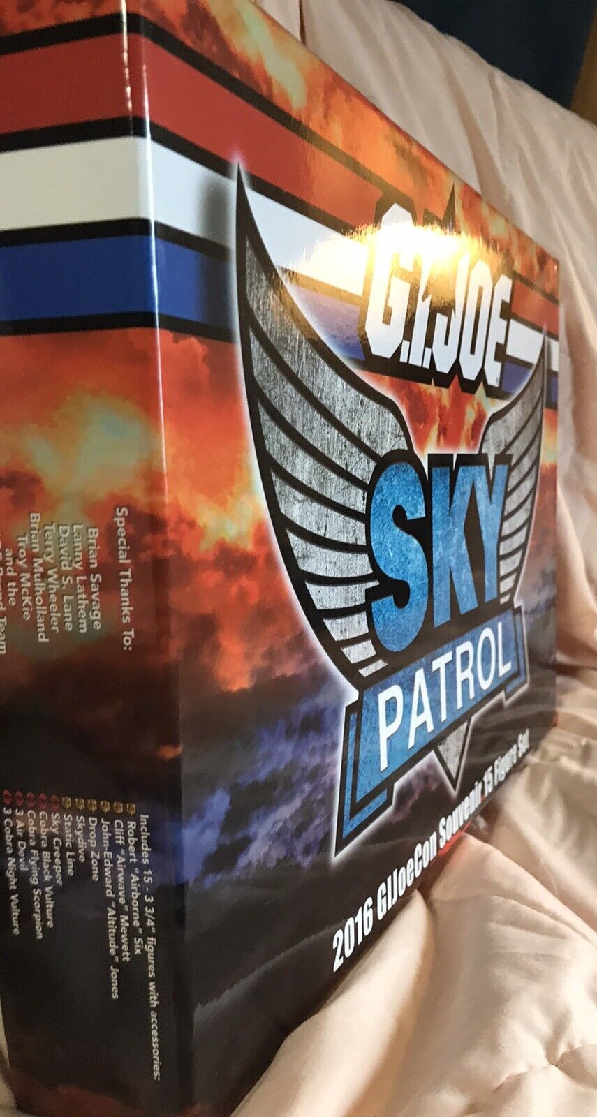 Gi Joe 2016 Joecon Sky Patrol Box Set w/ Certificate Of Authenticity
