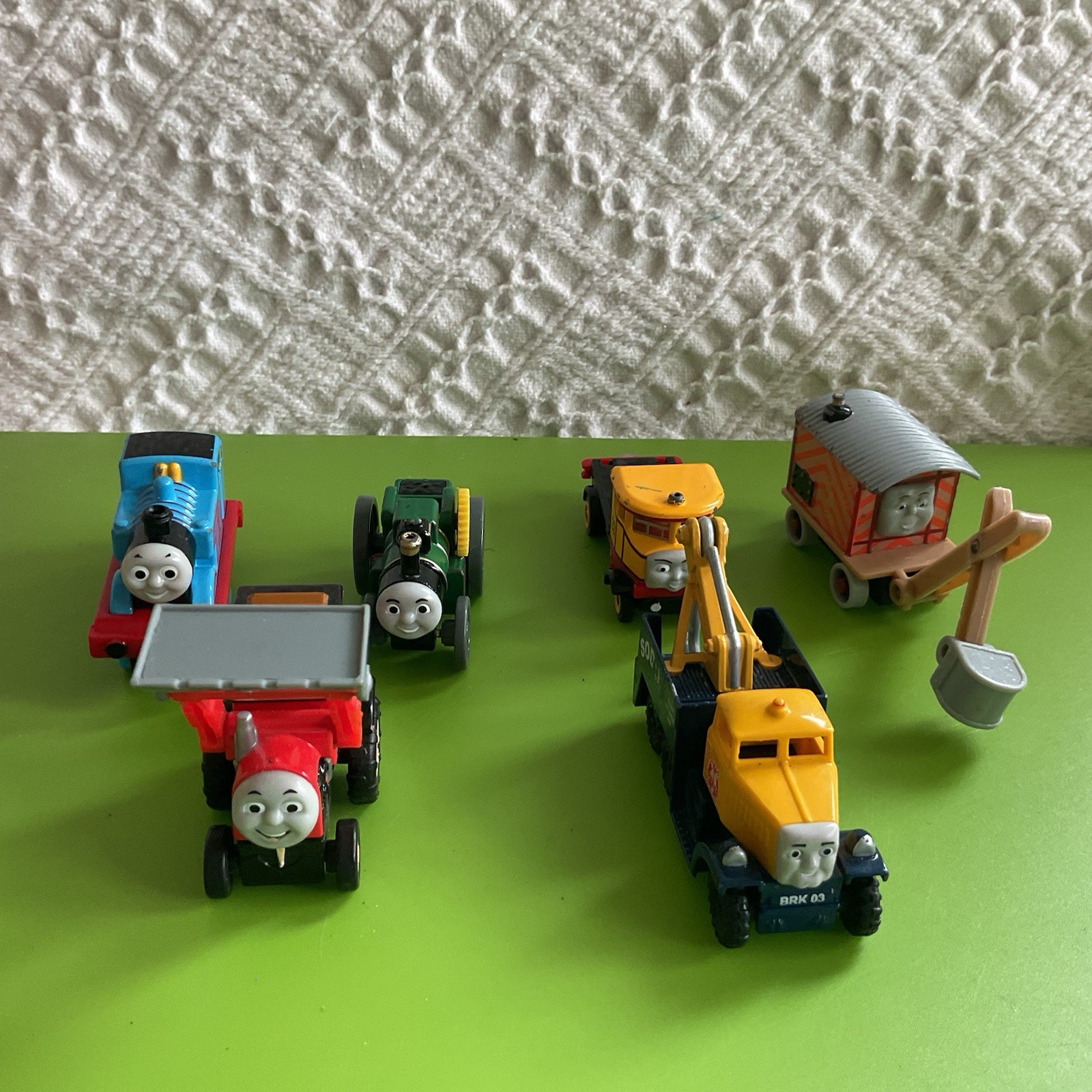 6-Thomas &Friends Push Pull Vehicles Lot Butch Isobella Jack Trevor Ned Thomas