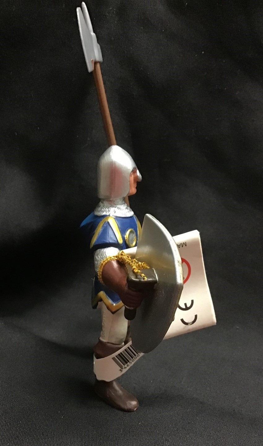 Papo ~ Lefthanded Guard Blue ~ The Knights ~ 39358 ~ OEJ