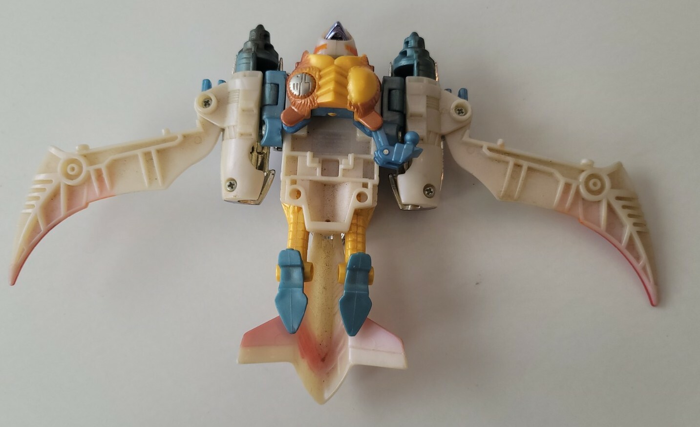 TRANSFORMERS BEAST WARS AIRAZOR METAL CHROME BIRD EAGLE HAWK 1999 MISSING FEET