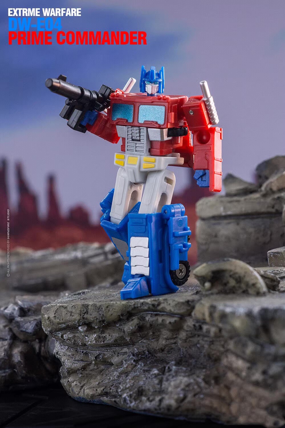 Dr. WU DW-E04D DW-E04E Green or EVA OP Commander W/Trailer Roller Mini Figure