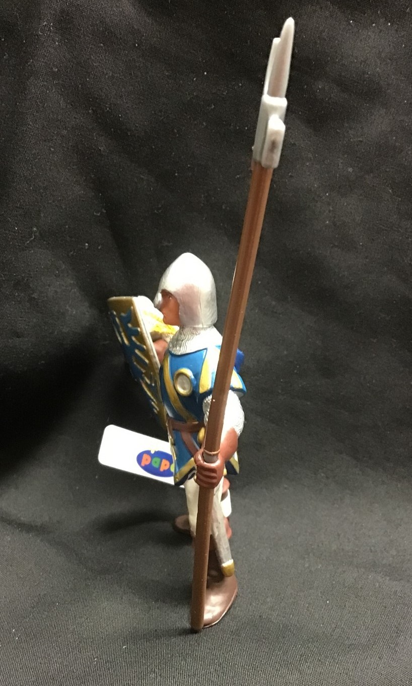 Papo ~ Lefthanded Guard Blue ~ The Knights ~ 39358 ~ OEJ