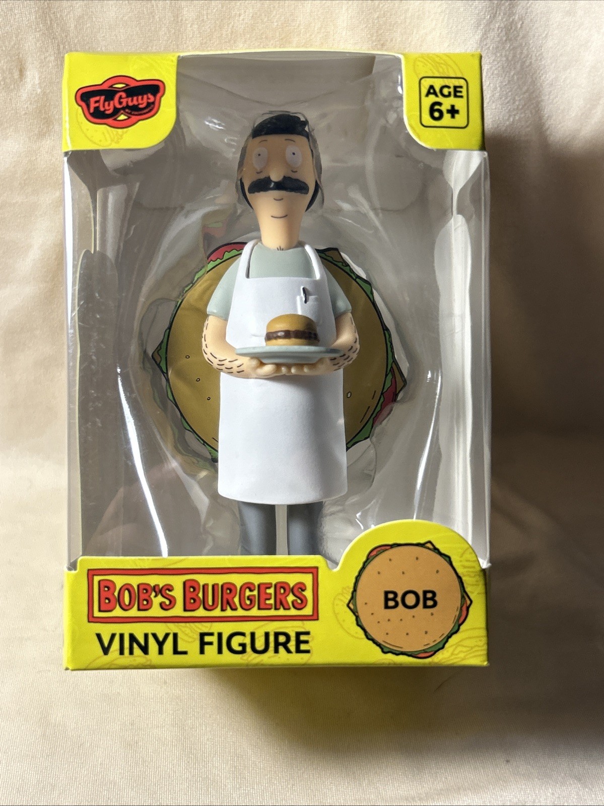 Bob&rsquo;s Burgers Bob Belcher 4&Prime; Vinyl Figure Built by Culturefly Fly Guys *NEW