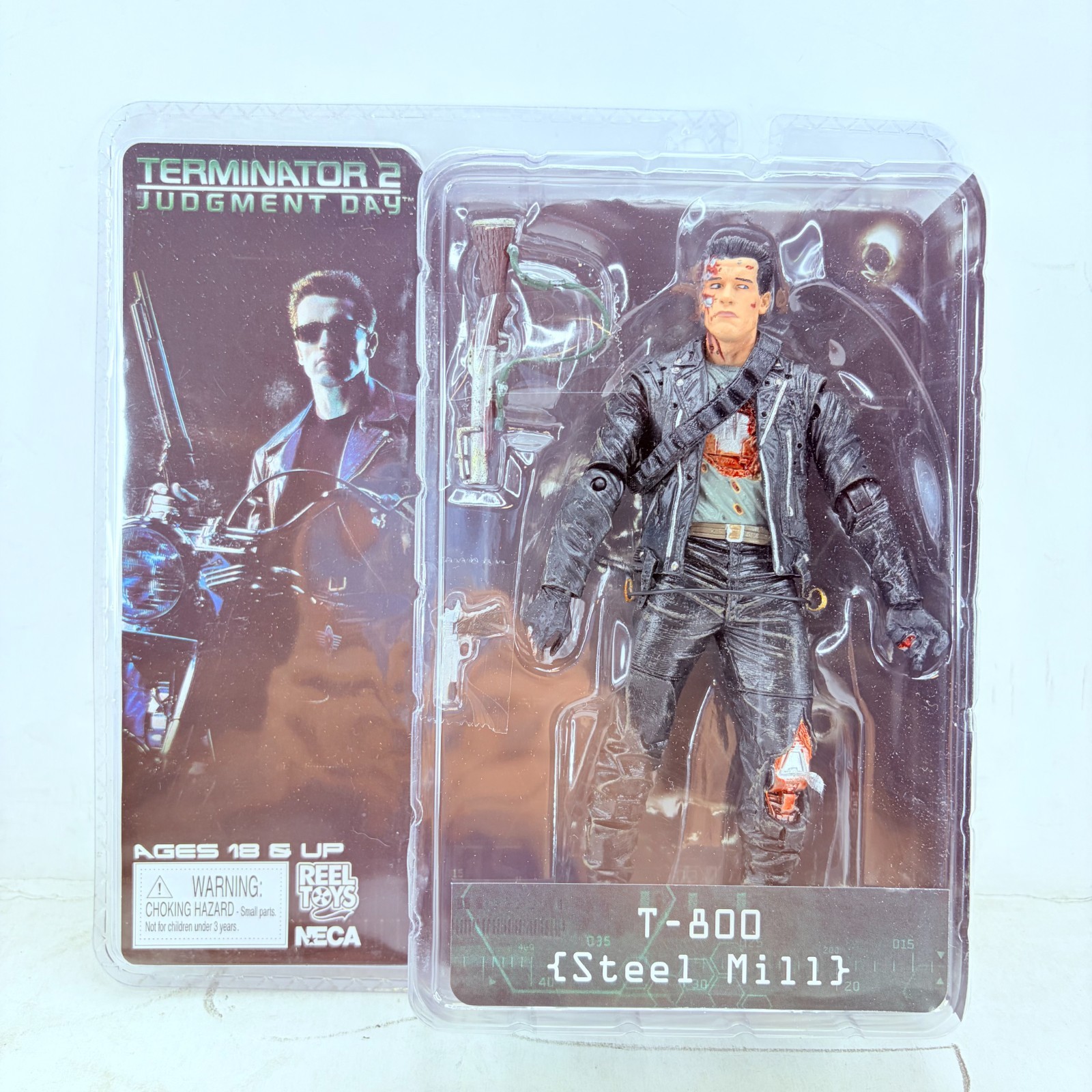 The Terminator 2: Judgment Day T-800 (Steel Mill) 6.5&Prime; Action Figures Toys Gift