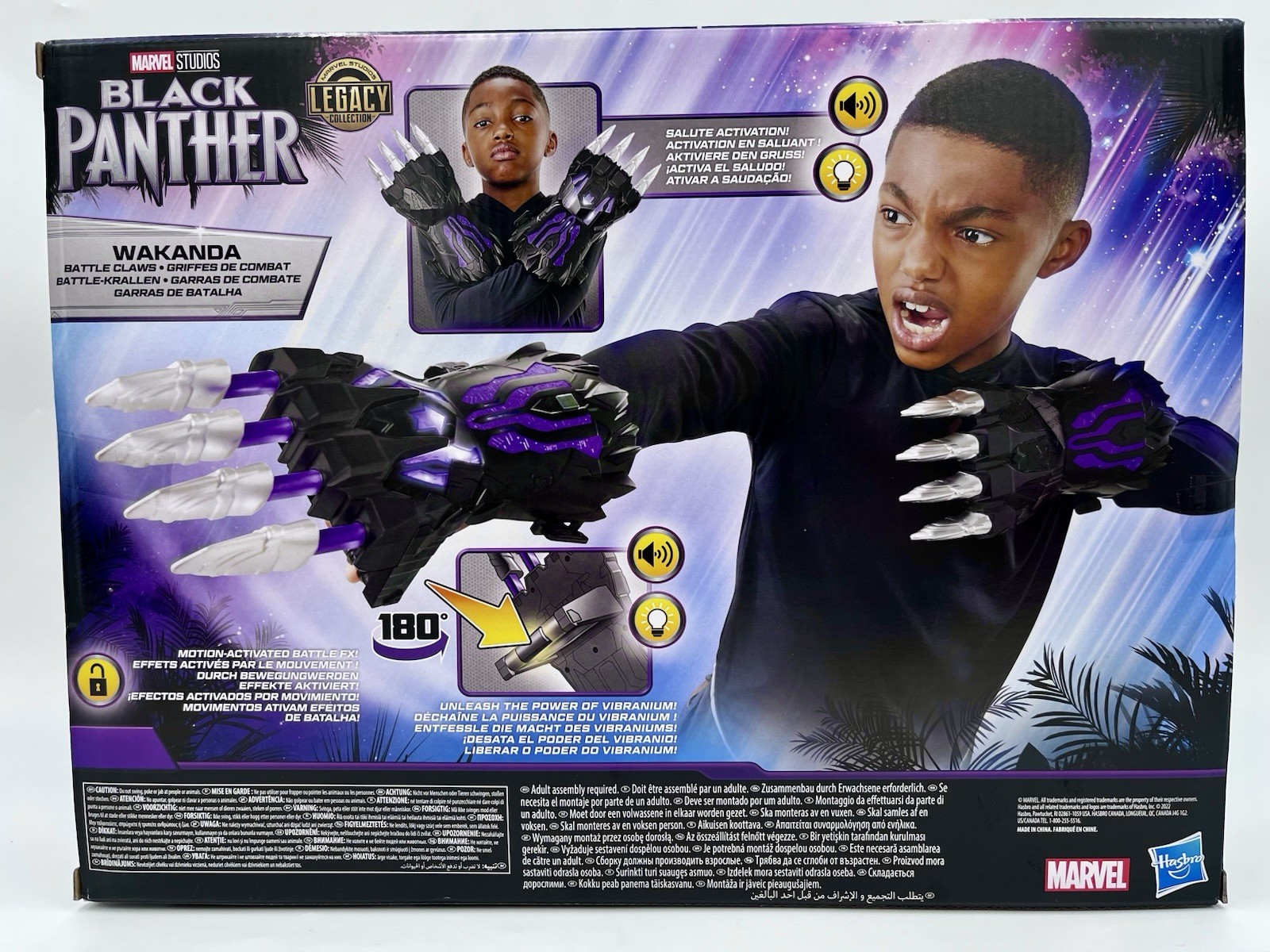 Marvel Studios Black Panther Legacy Collection Wakanda Light-Up Battle FX Claws