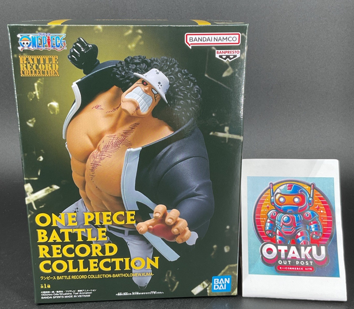 Bartholomew Kuma Figure One Piece Battle Record Collection Anime Banpresto New