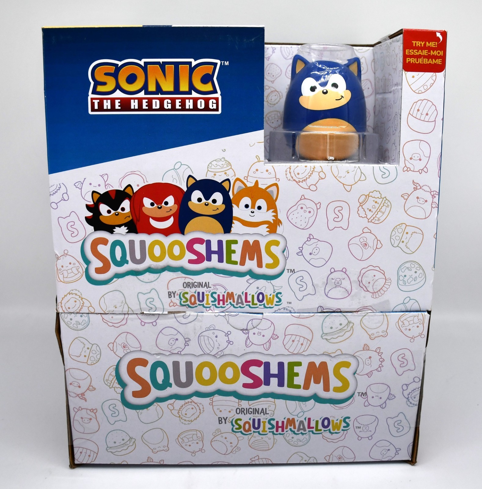 28 Squooshems Sonic the Hedgehog ENTIRE BOX, Sonic, Tails, Knuckles, Shadow New