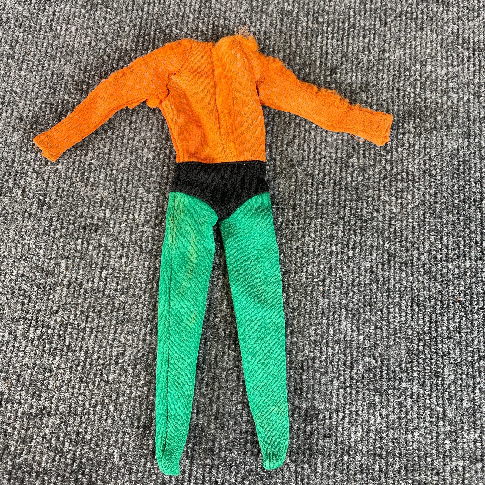 Vintage 1966 Ideal Captain Action Aquaman Action Figure Costume Outfit TLC