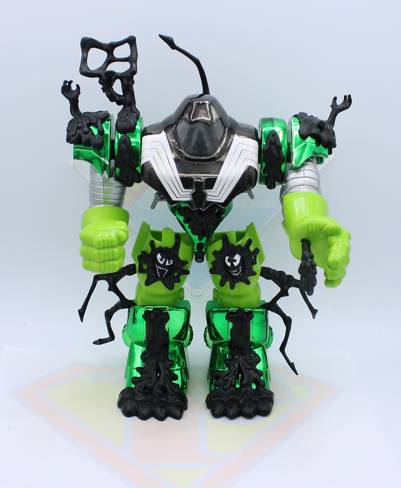 1997 Toy Biz Battle Action Mega-Armor Venom Suit Missile Spider-Man ~Incomplete