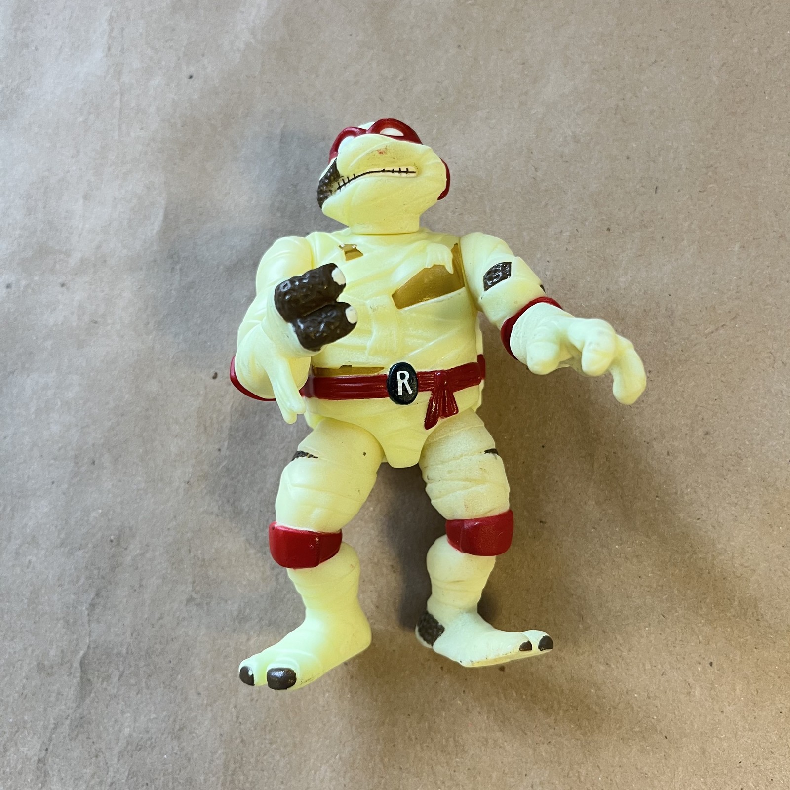 Vintage 1993 TMNT Universal Monsters Raph As The Mummy Action Figure Glows