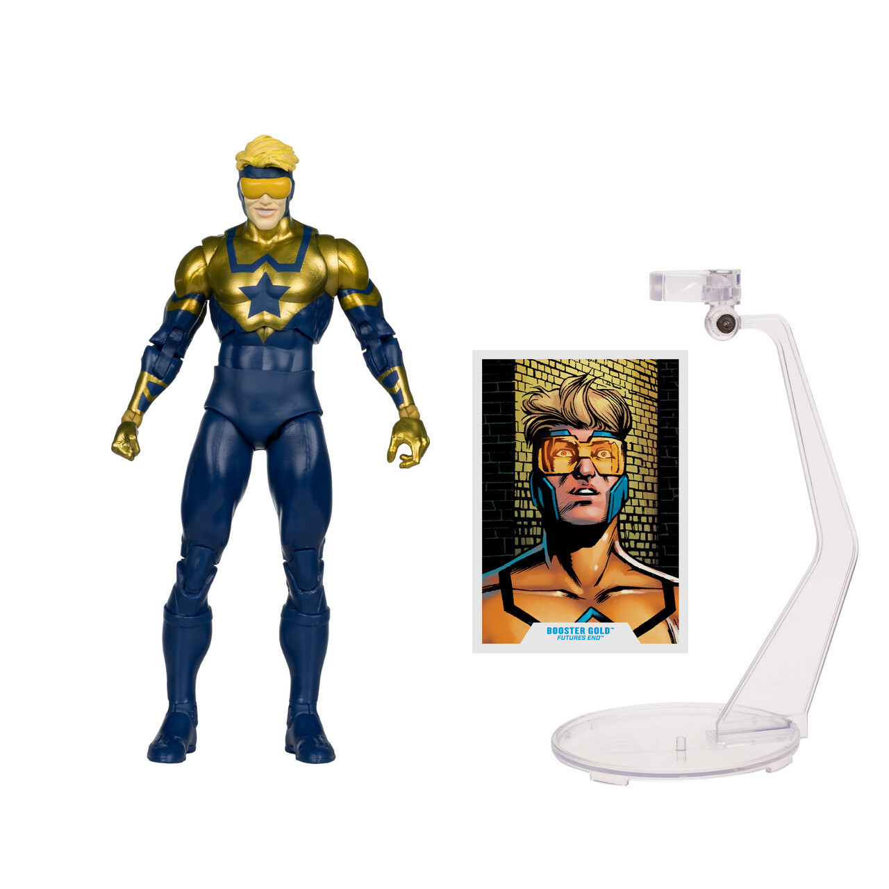 McFarlane Toys DC Multiverse Booster Gold (Futures End) ~ NEW