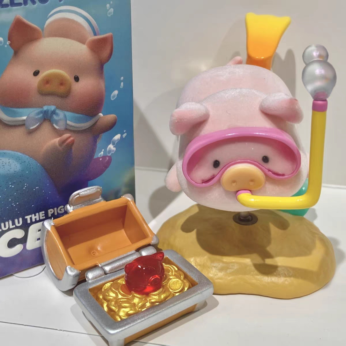 Toyzero+ LuLu The Piggy Ocean Series Confirmed Blind Box Figure Toys Collectible