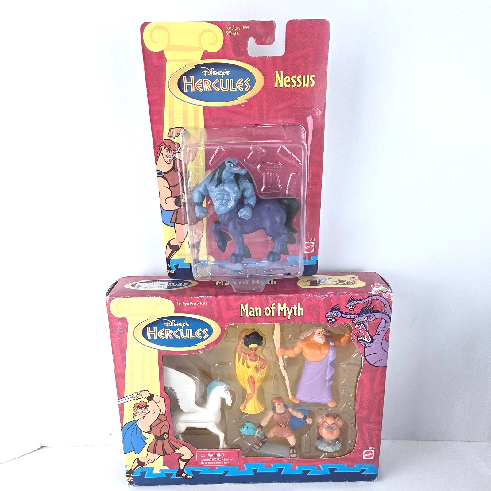 1997 ARCO Mattel Disney Hercules Man of Myth 5 Figure Set & Nessus MOC New