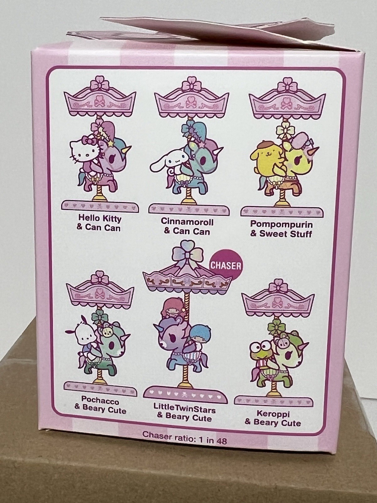 Tokidoki Sweet Pink Carousel Chococat & Sweet Stuff 3&Prime; Vinyl Figure New w/ Box