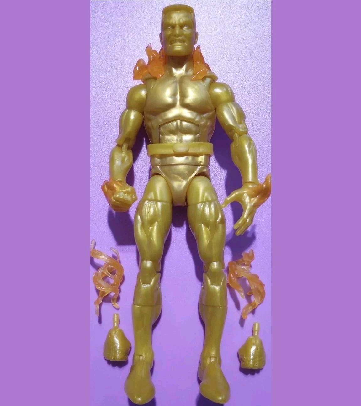 MARVEL LEGENDS Molten Man 6&Prime; Figure Amazon Exclusive Avengers Spider-Man Comics