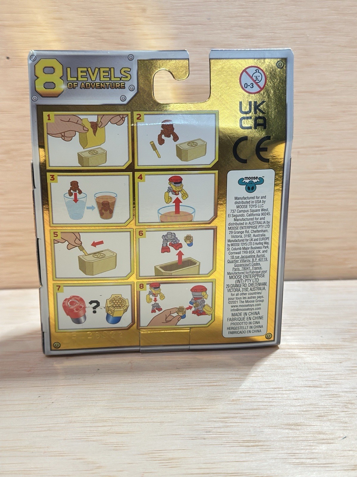 1-Treasure X Robots Gold – Mini Treasurebots NIB- Sealed