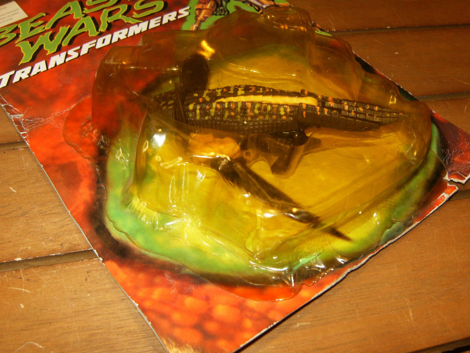 RARE ERROR Beast Wars Transformers Iguanas on Tigatron Card