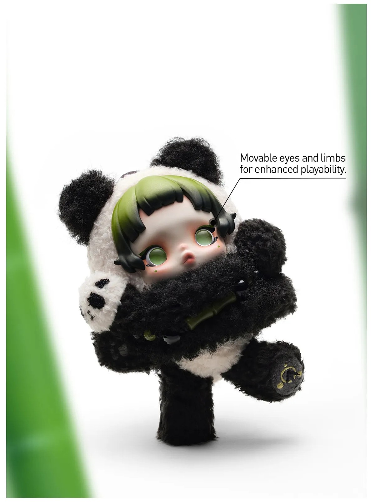 100% Authentic Skullpanda Lazy Panda Plush Doll Pendant Trend Art Cute Toys Gift