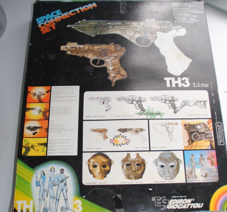 TH3 PROJECT SPACE HEROES EDISON TOYS SPACE CONNECTION SET BOXED !