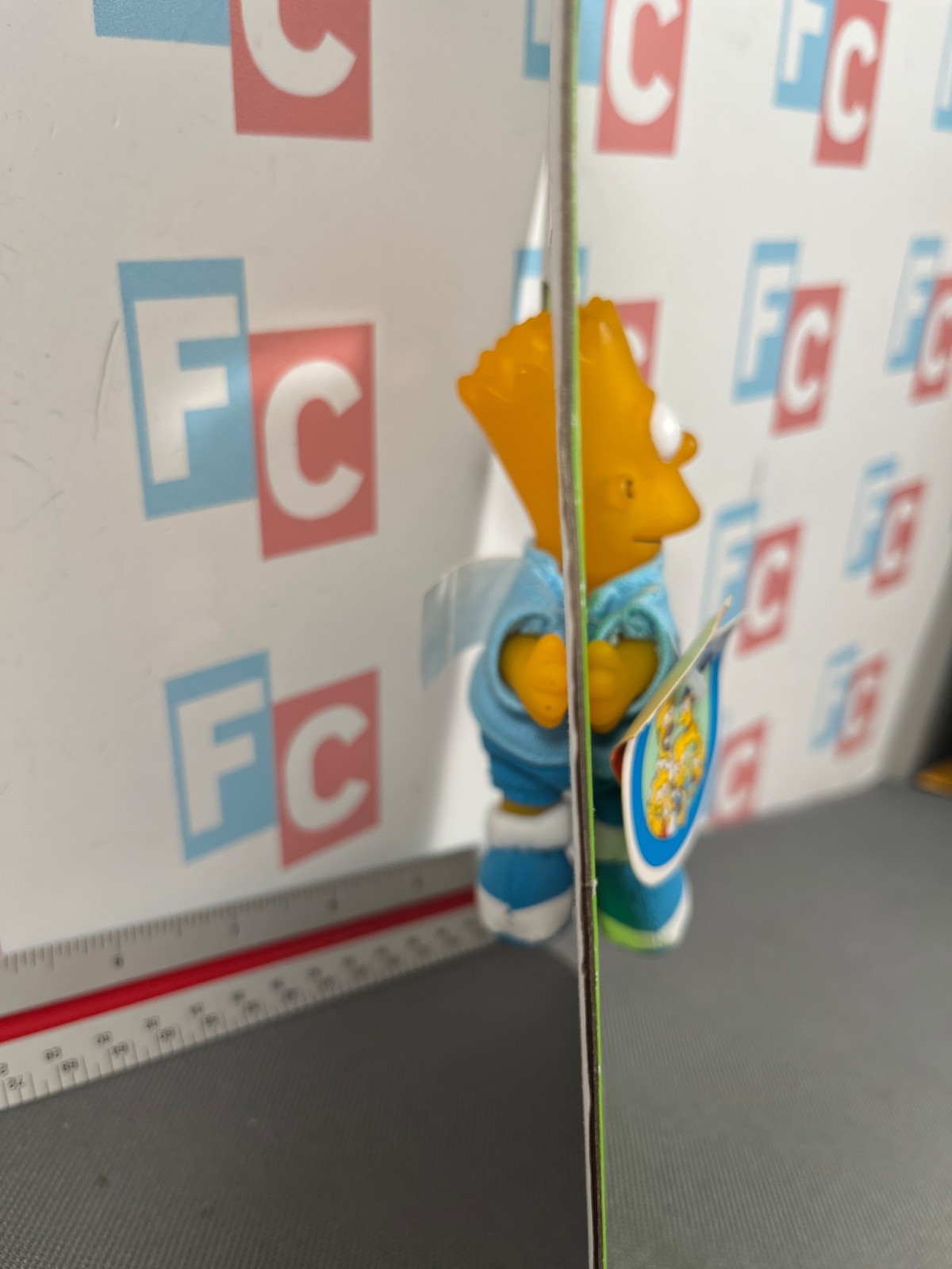 Vintage The Simpsons DanDee Bart Simpson Clip-On Toothbrush Set Stamps New Lot