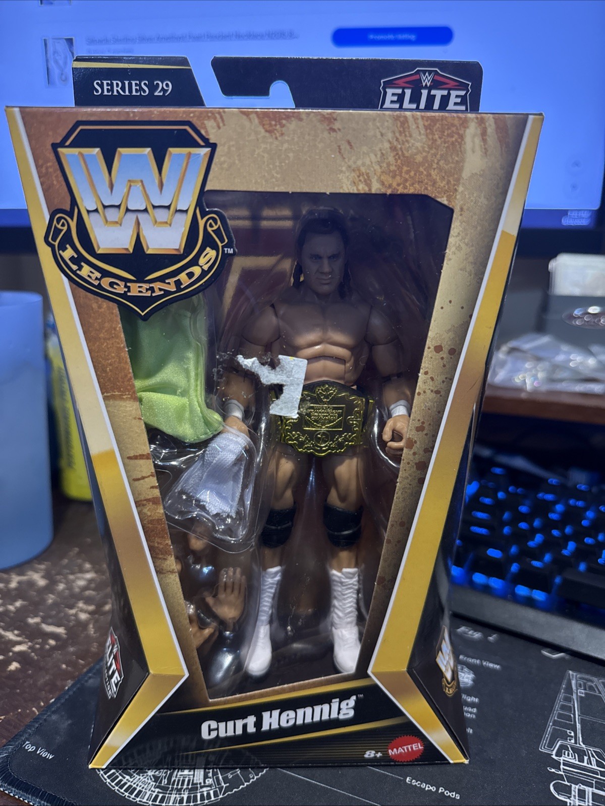 WWE Curt Hennig Elite Collection Legends 6&Prime; Action Figure Series 29 New in Box