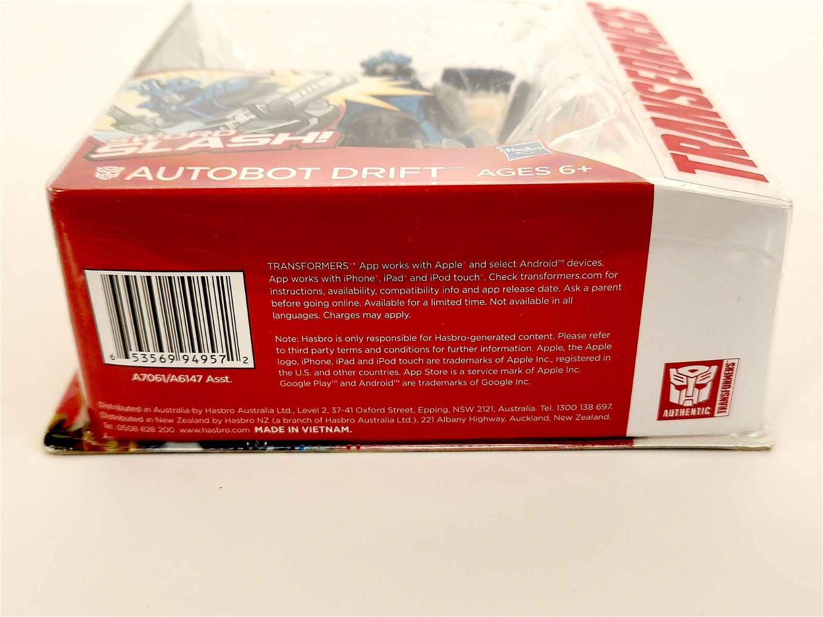 Transformers Autobot Drift NIB 2013 Hasbro 5&Prime; Figure Age Extinction Sword Slash