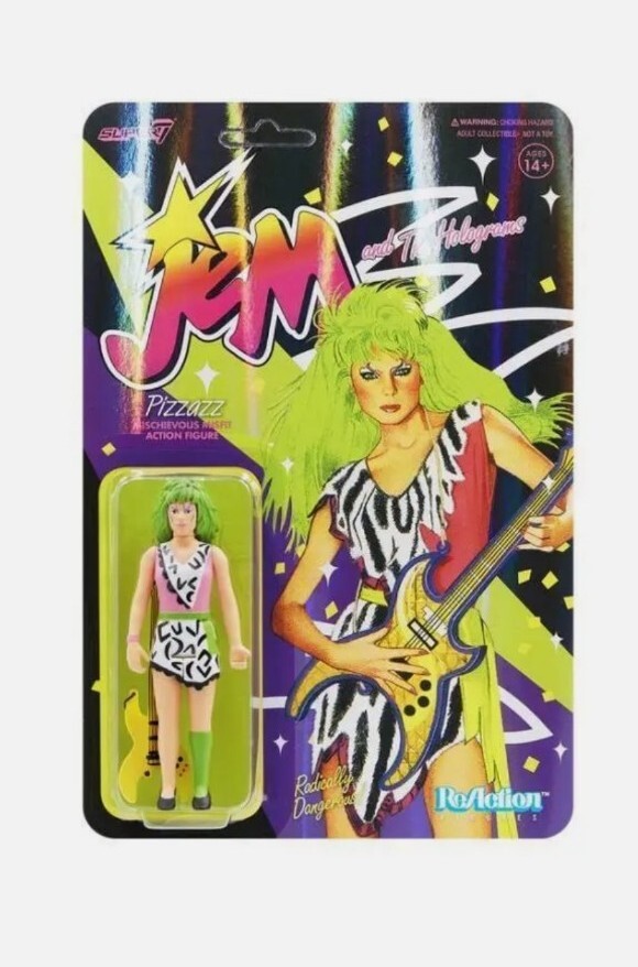 Jem and The Holograms Pizzazz 1980s Rock Band Animated Series Super7