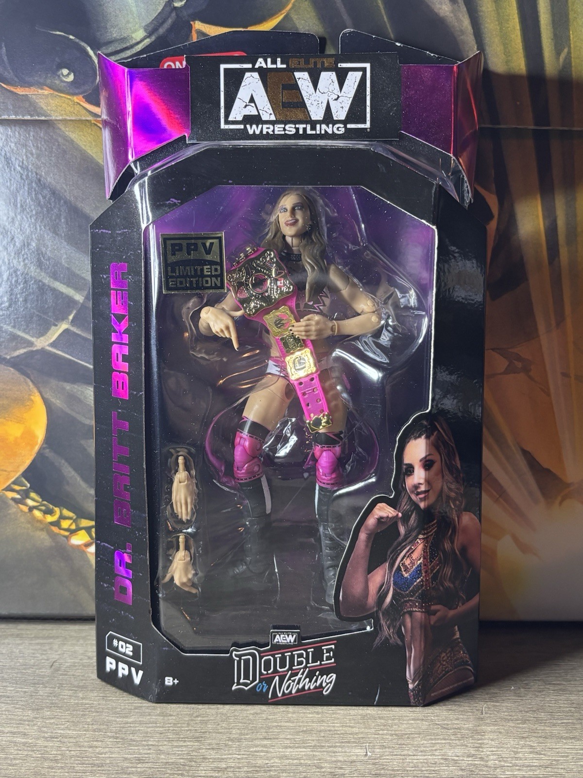 AEW Dr. Britt Baker DMD PPV Limited Edition Figure #02 DON Mint Sealed