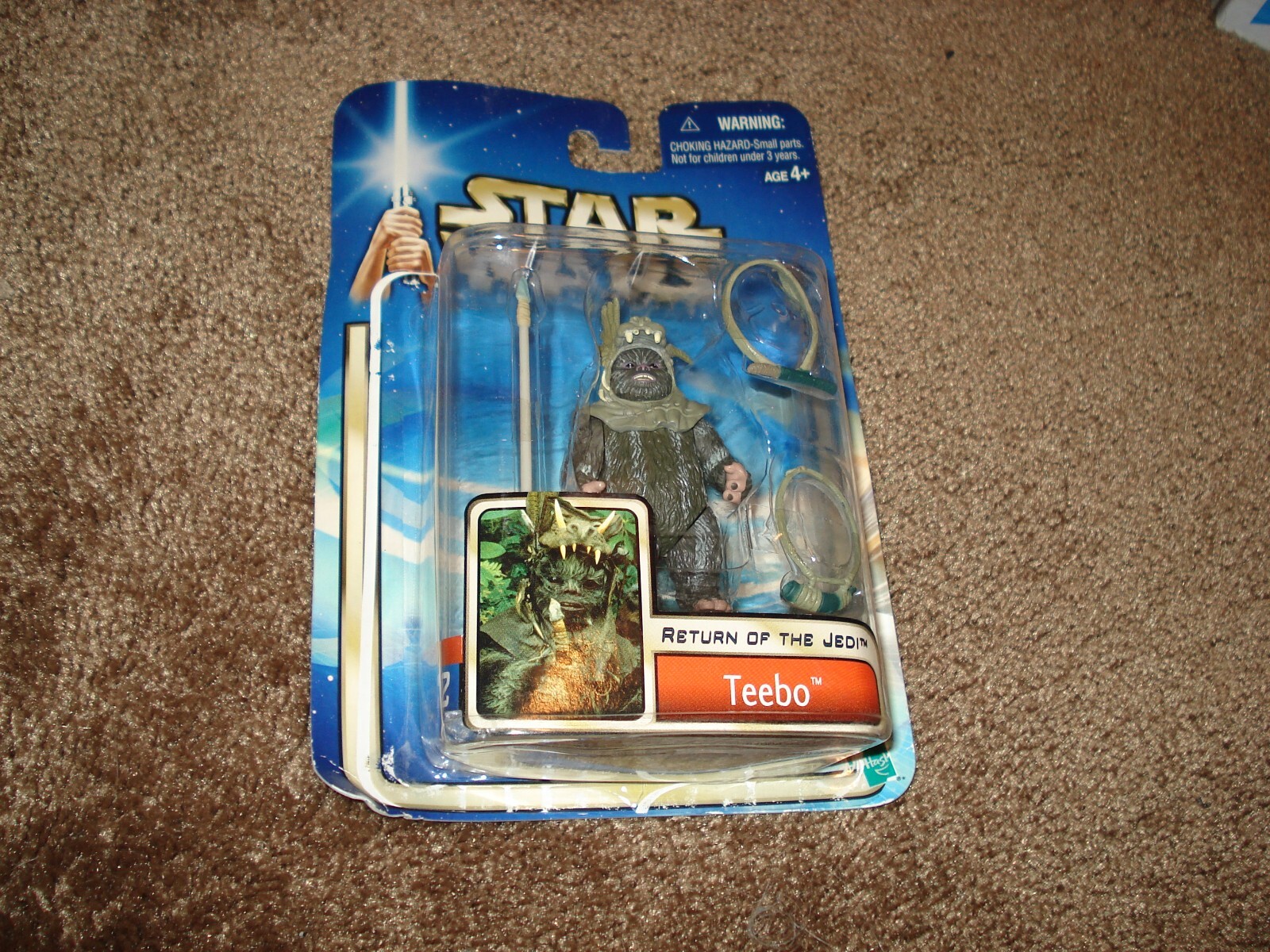 Star Wars COLLECTABLE « TEEBO » Return Of The Jedi 2002 DETACHED FROM CARD