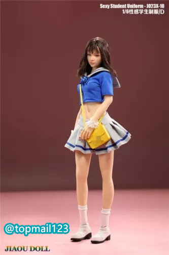 JIAOU DOLL 1:6 JO23X-10 Girl Student Uniform Clothes For 12&Prime;Female PH TBL Figure