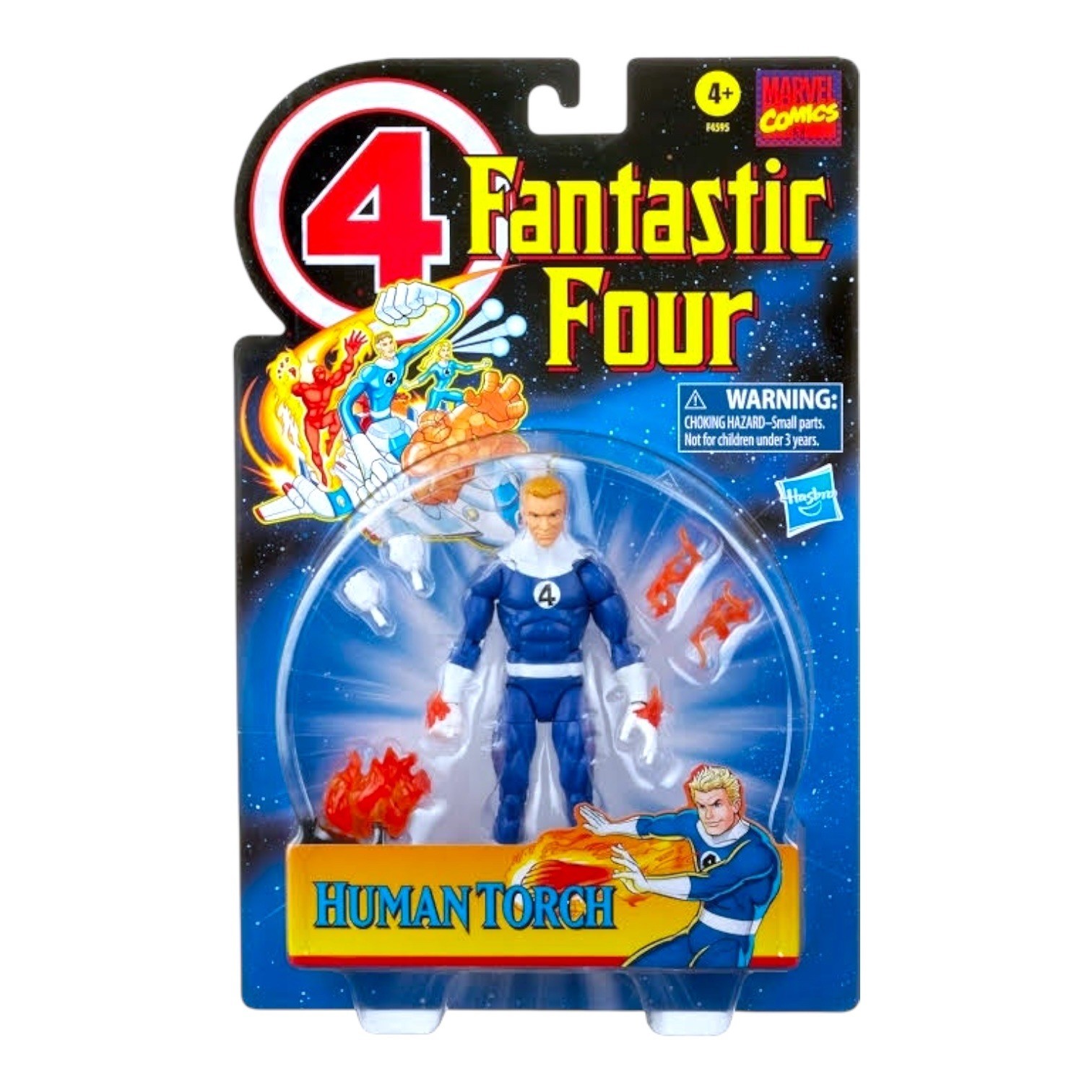 Marvel Legends Retro Human Torch Fantastic Four 6&Prime; Figure Pulse Exclusive NEW