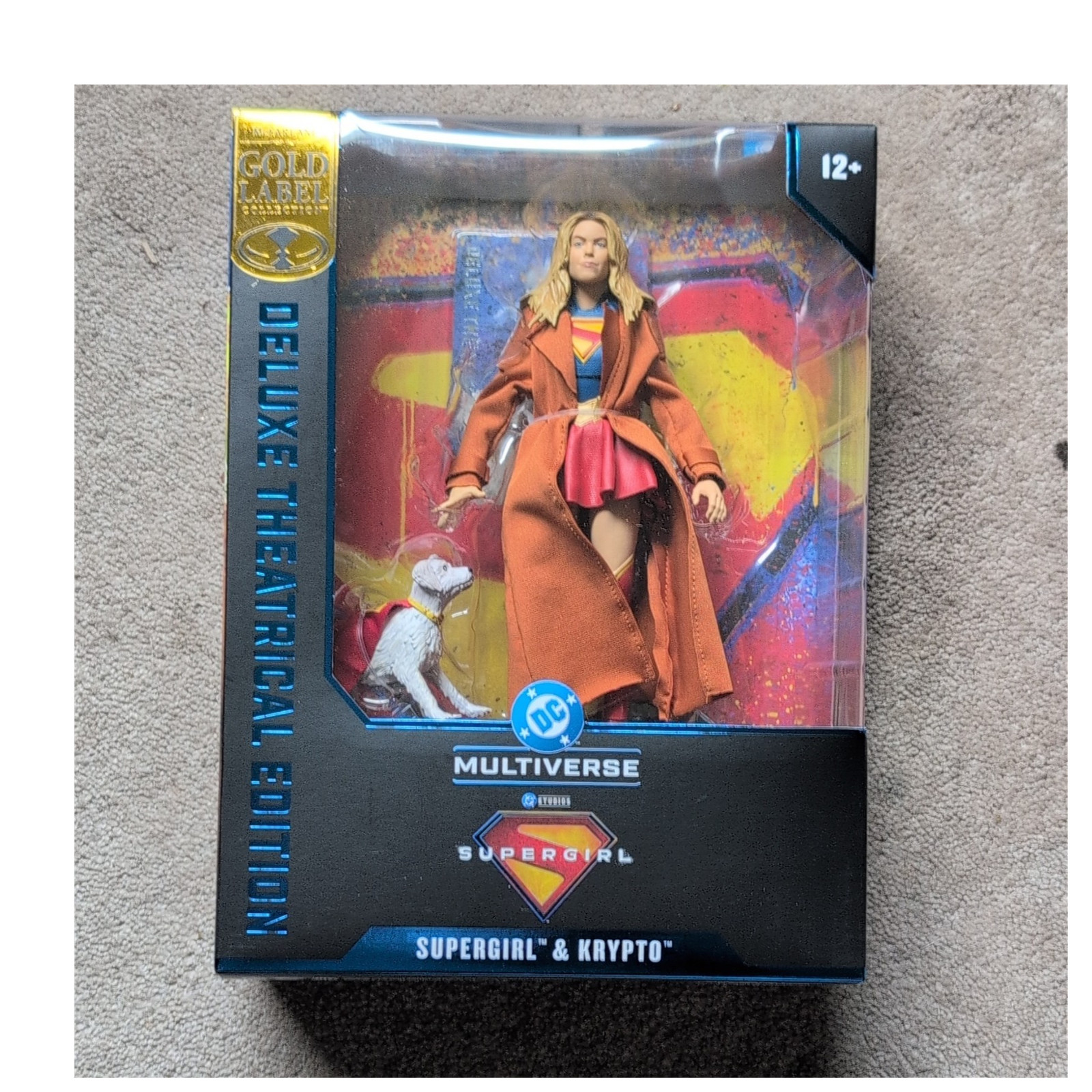 McFarlane DC Multiverse Gold Label Supergirl & Krypto Walmart exclusive