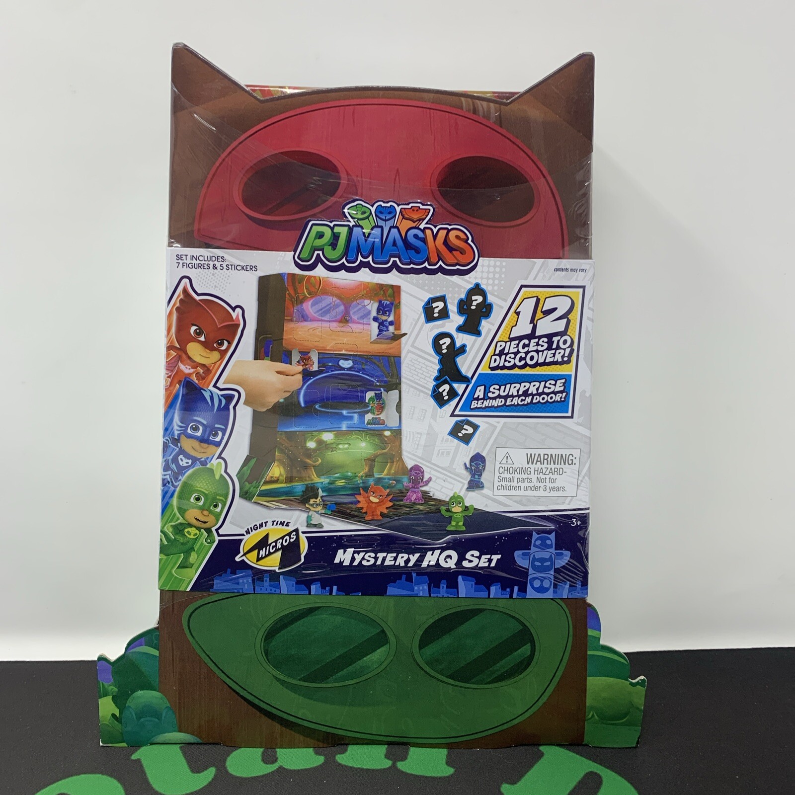 PJ Masks Night Time Micros Mystery HQ Box Set Into The Night Save The Day
