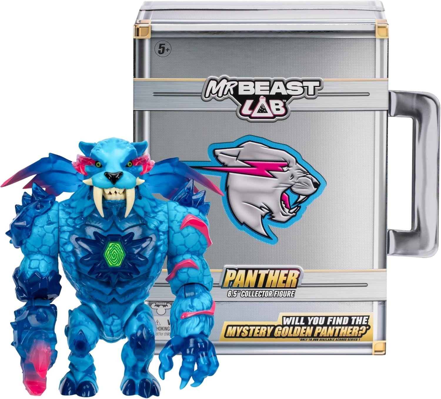Apex Beast Panther Collector Figure, 6.25&Prime; Tall, with Extreme Detailing, Premium