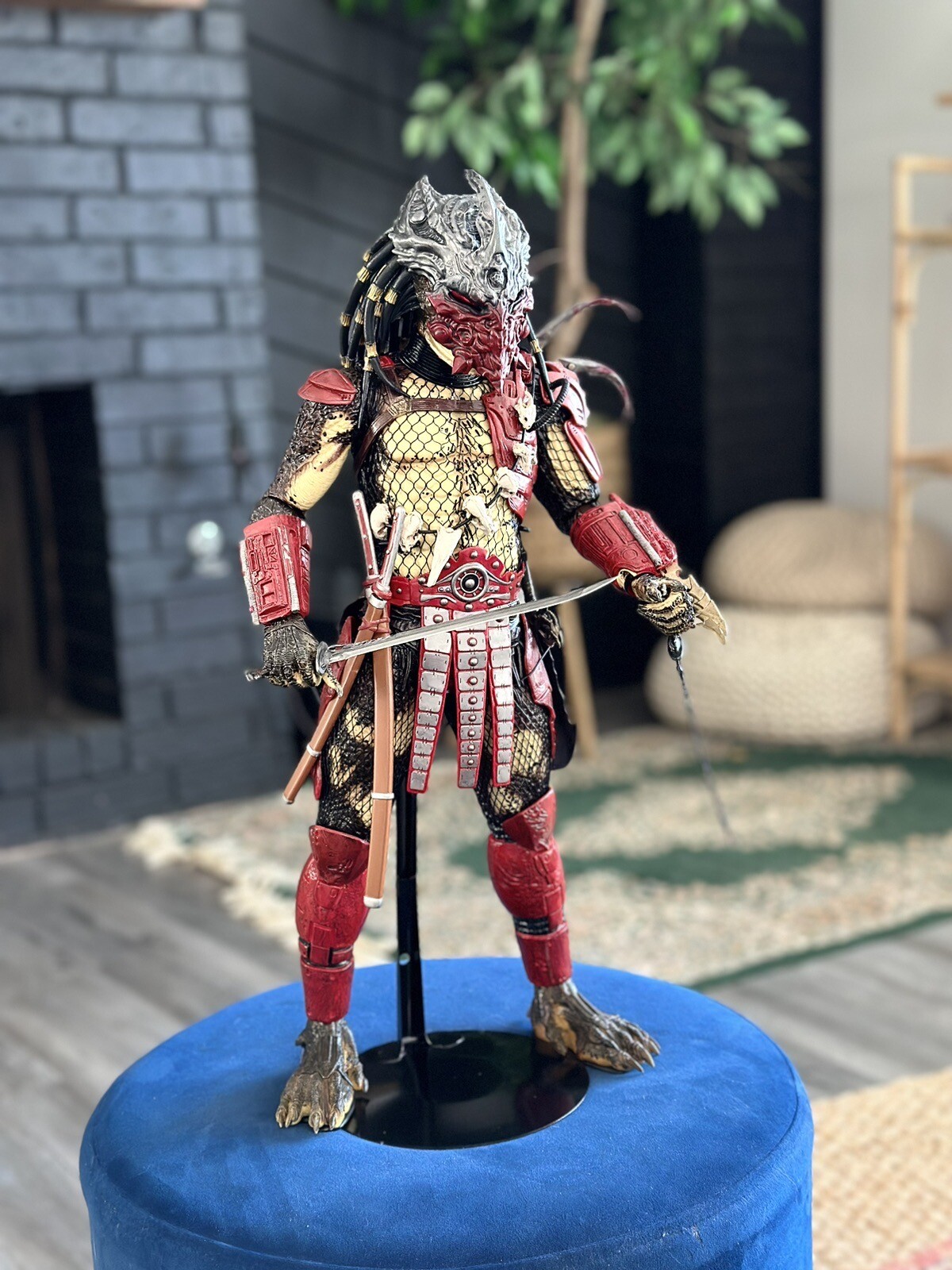 Custom 1/4 Zoanoid Predator Mask For Neca Jungle Hunter Predator -MADE TO ORDER