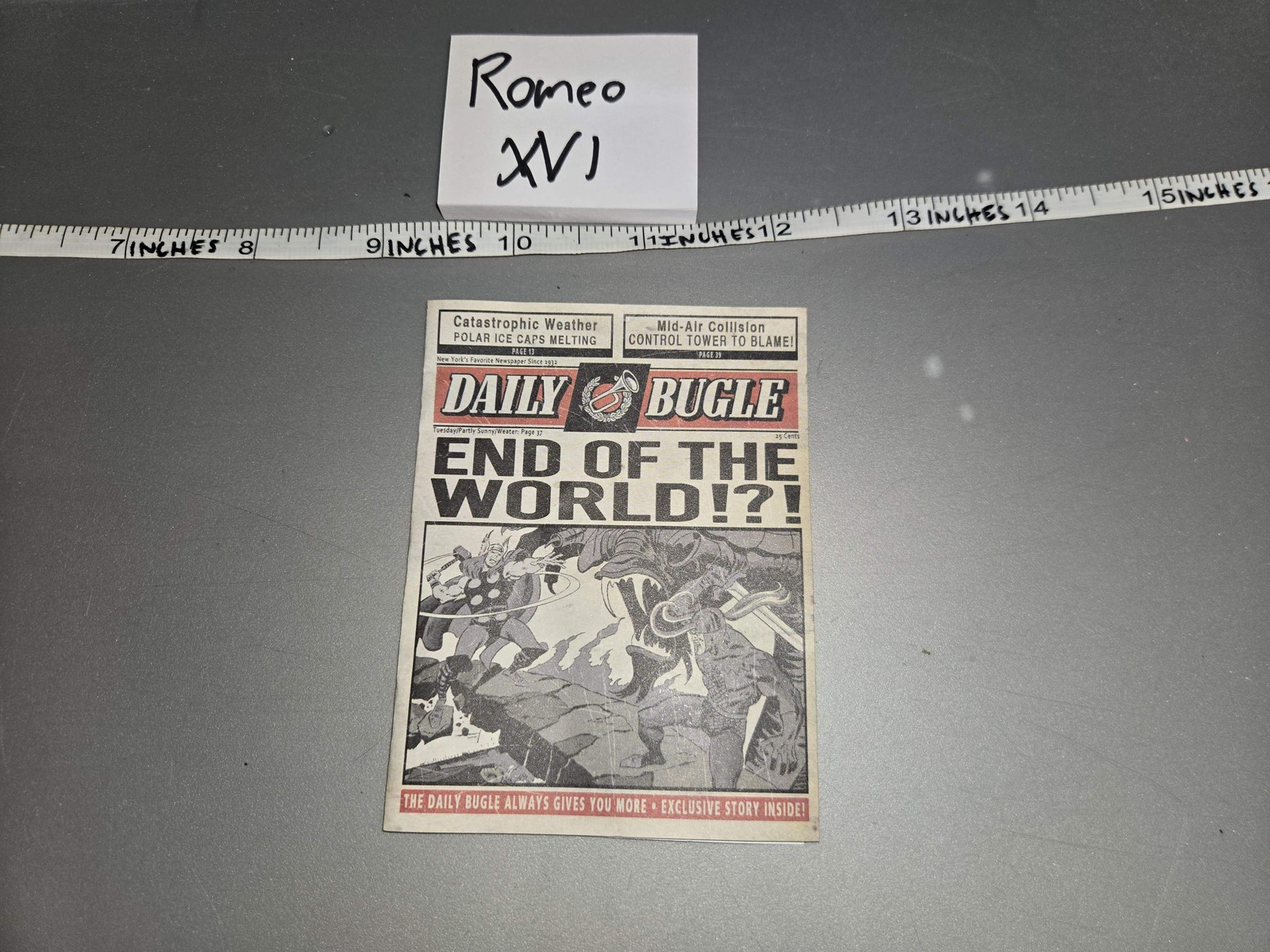 1/6 Scale Marvel Science Fiction News Paper
