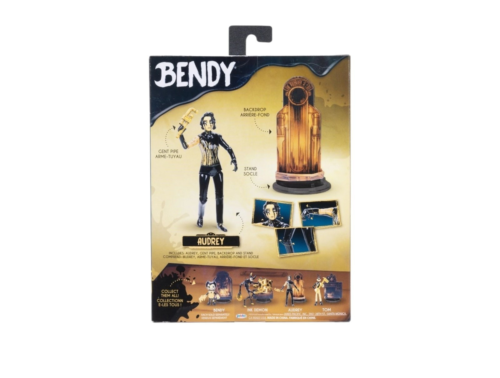 Bendy & The Ink Machine 5&Prime; Audrey Figure with Pipe Wrench Black Ages 14+