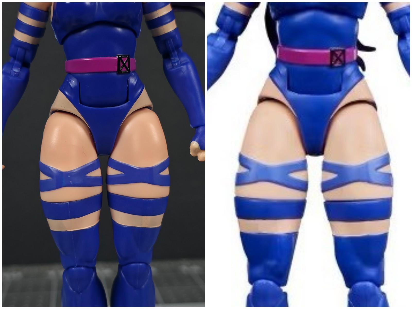 Marvel Legends GAMERVERSE PSYLOCKE (No Effects) Leg MOD (READ DESC)