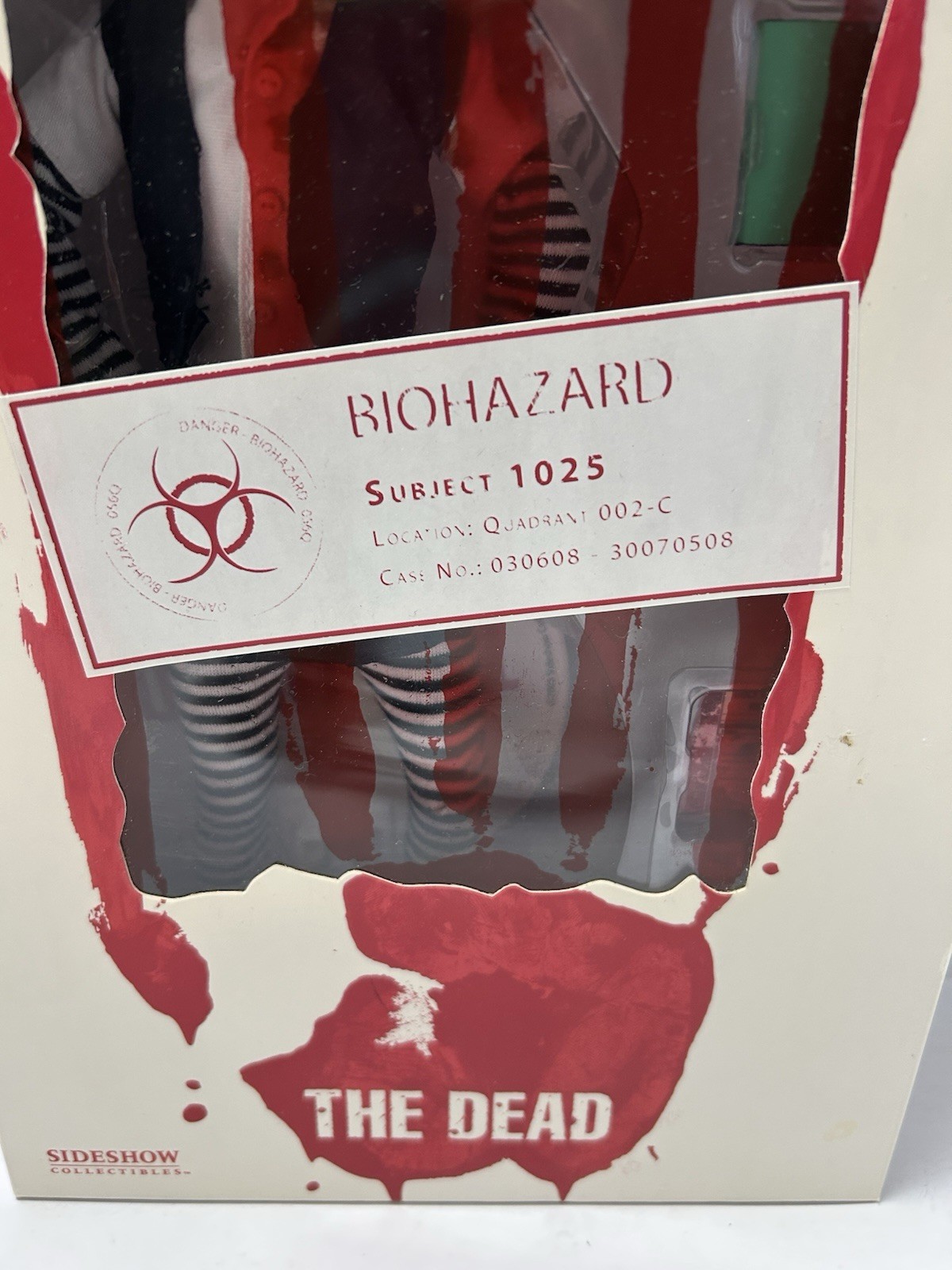Sideshow Exclusive BIOHAZARD Subject 1025 THE DEAD 12&Prime; Babysitter Blue Version