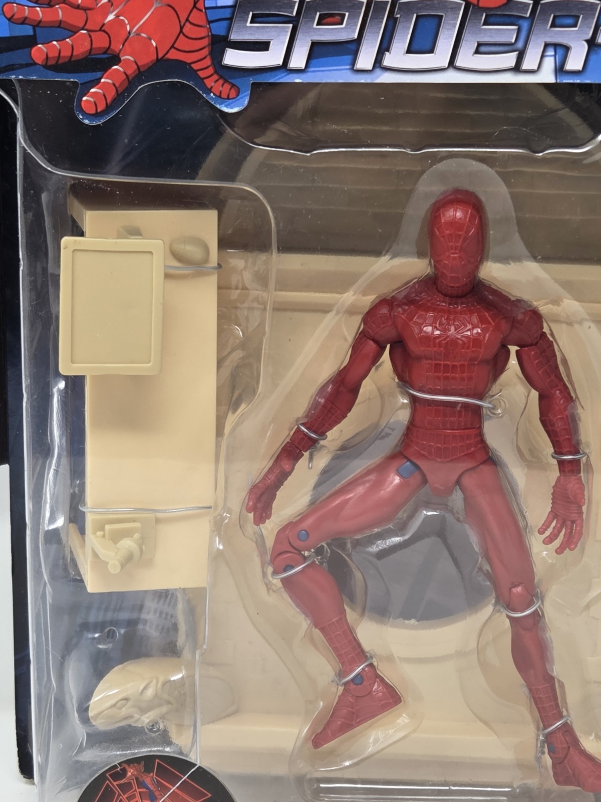Prototype Test Shot Mock Up Marvel Toy Biz Animated Spider-Man MTV Figure 2003