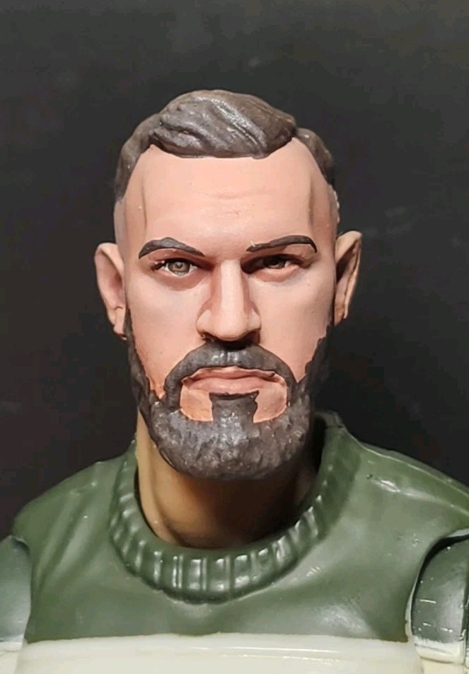 HEAD ONLY Tom Hardy Custom painted head Gi joe Classified Valaverse Outback