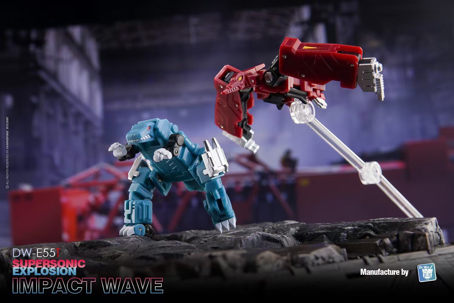 Dr.Wu DW-E55T IMPACT WAVE SUPERSONIC EXPLOSION Decibel 7cm Mini Action Figure