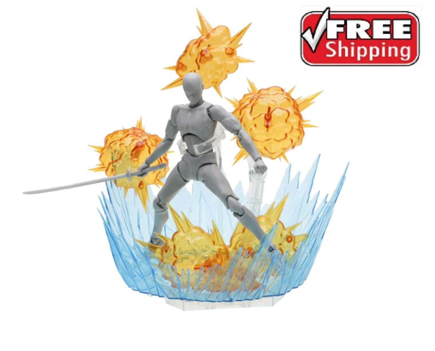 Effect yellow Explosion wave Figuarts Figma D-arts rider 1/12 figure hot toys