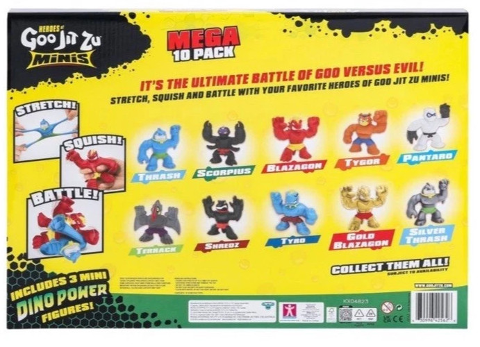 Goo Jit Zu Minis Mega 10 Pack