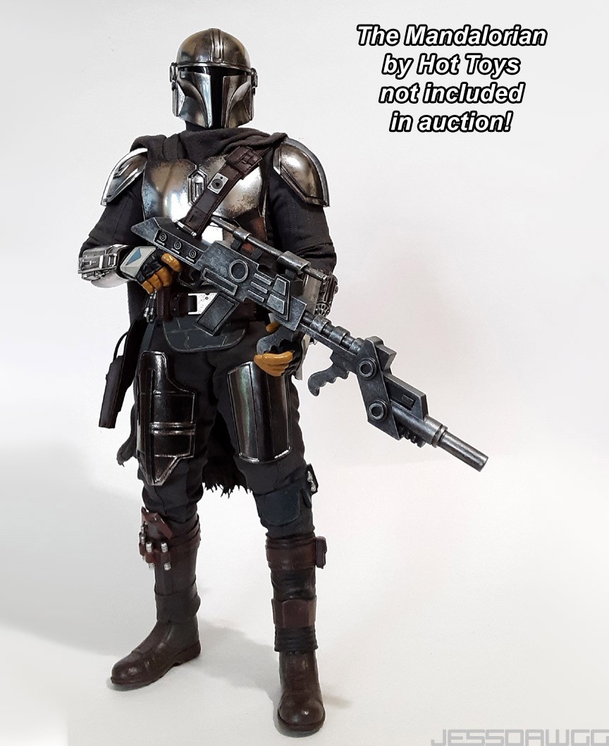 1/6 Sci-Fi blaster rifle for 12&Prime; Figure Star Wars hot Toys Sideshow Trek