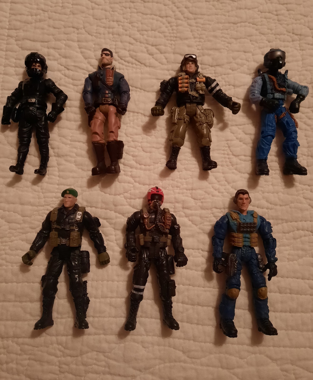 Lanard The Corps/ Chap Mei And Star Wars 4&Prime; Military Action Figures – Lot of 7