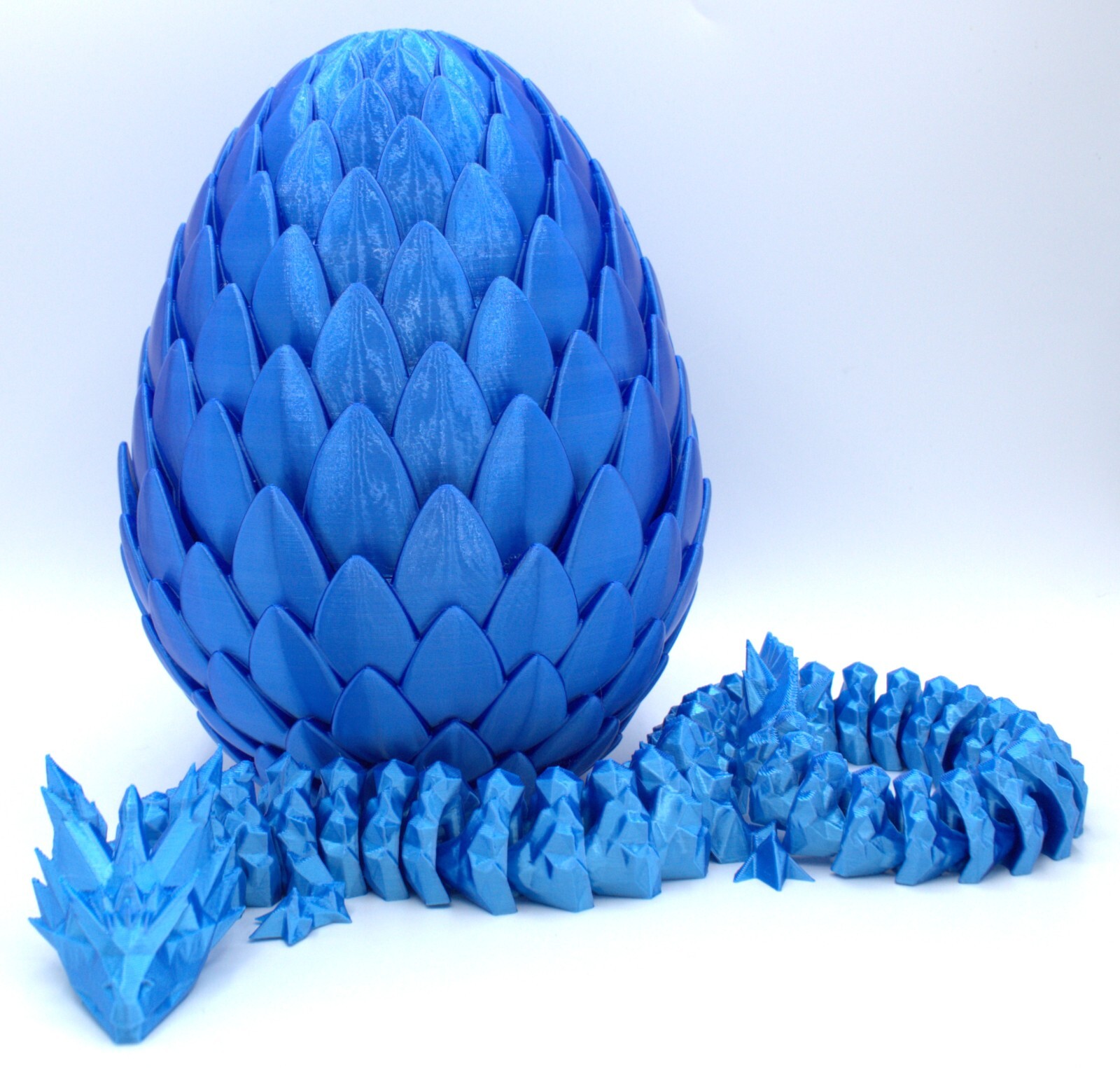 3D Printed PLA Dragon and Egg Combo, Great House Decor/Kids Toy