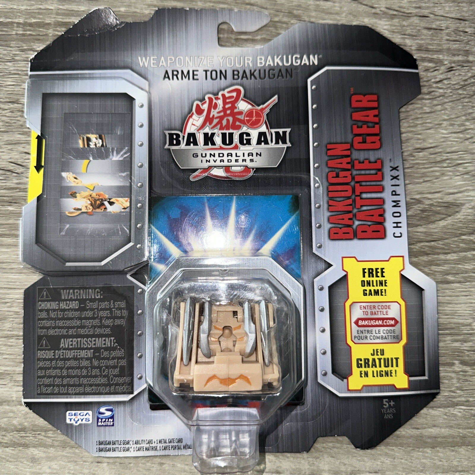 Bakugan Gundalian Invaders Bakugan Battle Gear Chompixx Subterra